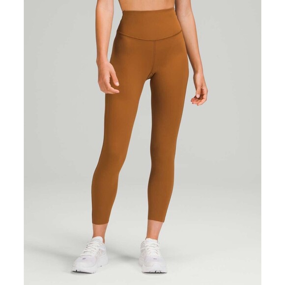 lululemon athletica Pants - Lululemon Base Pace High-Rise Running Tight 25” Copper Brown Size 8 New w/tag